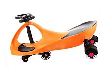 Детская самоходная машинка PlasmaCar (Плазмакар) бибикар оригинал, цвет оранжевый, полиуретан.колеса