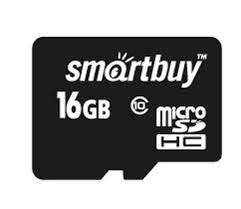 Карта памяти Smartbuy MicroSDHC 16Gb Class 10 c адаптером SD Карта памяти Smartbuy MicroSDHC 16Gb Class 10 c адаптером SD