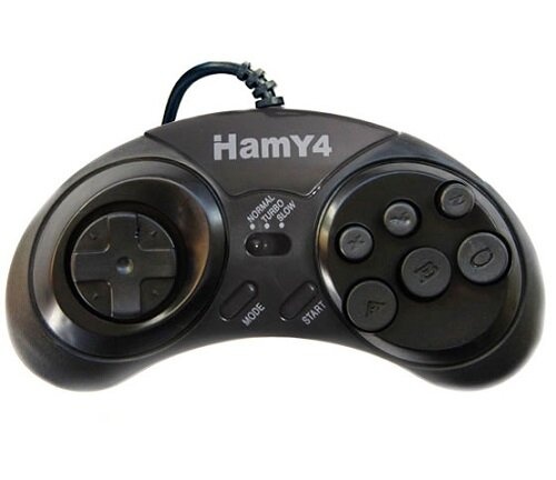Джойстик проводной Hamy 4 Controller Black для приставки 16 бит черный Джойстик проводной Hamy 4 Controller Black для приставки 16 бит черный