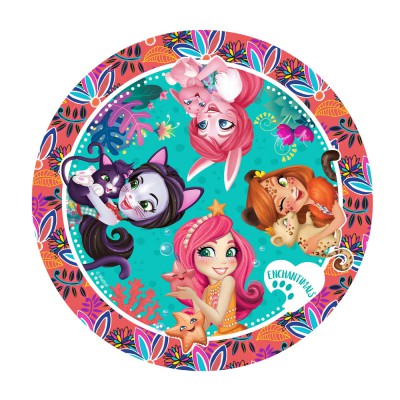 Тарелки НАБОР Энчантималс Enchantimals, бумажные Ø18 см, 6 шт/уп Тарелки НАБОР Энчантималс Enchantimals, бумажные Ø18 см, 6 шт/уп