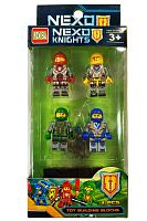 НАБОР Фигурки Нексо найтс NEXO KNIGHT PIN BA 0243E-2, 4 штуки в коробке