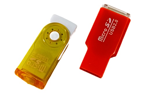 Картридер High Speed Card Reader для карт MicroSD - USB 2.0 цветной в мягком пакете фото 8