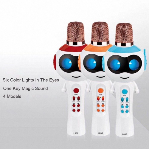 Микрофон караоке светящийся L838 фото 9