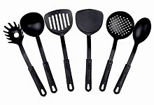 Набор кухонных принадлежностей нейлоновый для тефлоновой посуды, 6 предметов Набор кухонных принадлежностей нейлоновый для тефлоновой посуды, 6 предметов