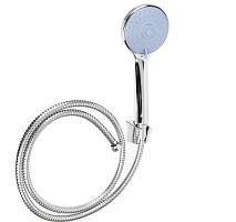 Набор для душа Q-005 лейка 3 режима, Ø 100 мм со шлангом 1,5 м и держателем на стену