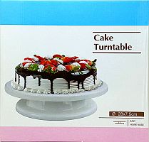 Подставка для торта вращающаяся FL-905 CAKE TURNTABLE, пластмассовая, Ø 28 см