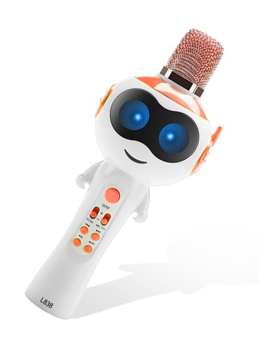 Микрофон караоке светящийся L838 фото 7