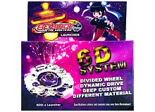 BEYBLADE Волчок "Бейблейд" 6D SYSTEM Metal Masters Launchers 3301