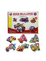 Магнитный конструктор MAG-BUILDING, 48 элементов, пластик, магнитный, цветной