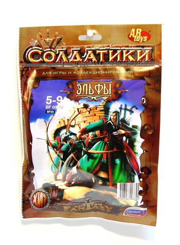 НАБОР Фигурки "Эльфы" (ТХ. "Битвы фэнтези"), 5 шт/уп /40