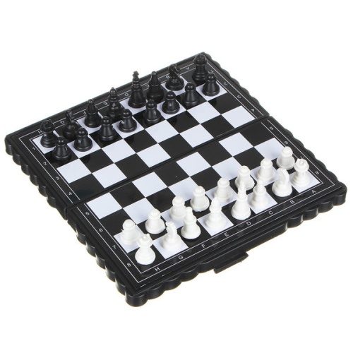 Настольная игра "Шахматы" A001 магнитные дорожные 13*13*1,5 см  фото 8