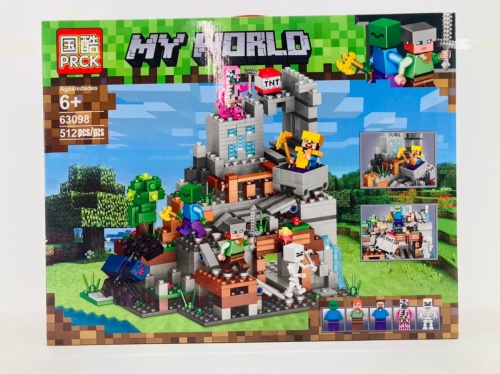 Конструктор PRCK My World "Шахта" 63098, 512 деталей