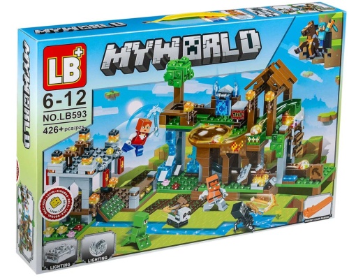 Конструктор LB My World "Сражение в деревне" LB593, 426 деталей