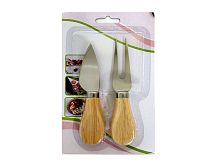 Набор ножей для сыра, 2 предмета (листок+вилка), 12 см
