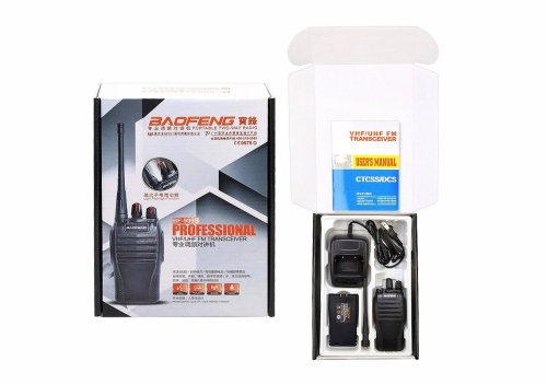 Рация портативная BAOFENG BF-999S 400-470mHz 5W, 1 штука в упаковке