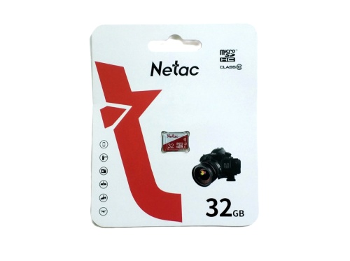 Карта памяти Netac MicroSDHC 32Gb P500 Eco Class 10 без адаптера