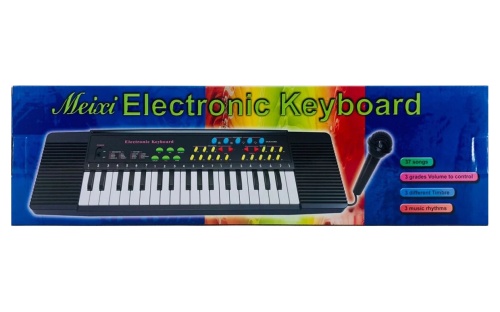 Синтезатор Meixi ELECTRONIC KEYBOARD KD3738 с микрофоном, 37 клавиш, 22 функции фото 4