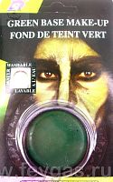 Грим GREEN BASE MAKE-UP Зеленый металлик, 18 г (вода, краситель) на блистере  Грим GREEN BASE MAKE-UP Зеленый металлик, 18 г (вода, краситель) на блистере