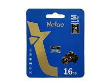 Карта памяти Netac MicroSDHC 16Gb P500 Standard Class 10 UHS-I (90 Mb/s) без адаптера