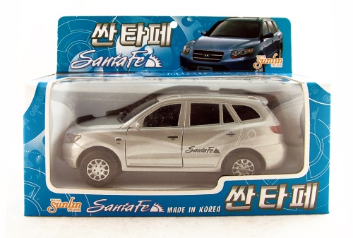 Машина "Hyundai Santafe" 1:32 металлическая 16,5х6,7х8,5 см  в коробке фото 4