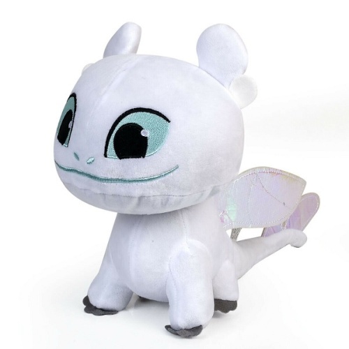 Мягкая игрушка YT-31 БЕЛАЯ ФУРИЯ БЕЗЗУБИК сидит, м/ф "Как приручить дракона" 20 см Мягкая игрушка YT-31 БЕЛАЯ ФУРИЯ БЕЗЗУБИК сидит, м/ф "Как приручить дракона" 20 см