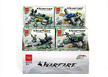 Конструктор MINGDI WARFACE "Оружие войны 6в1" K032, 64-66 деталей 12 шт/уп