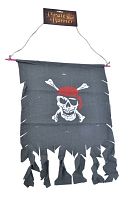 Баннер Пирата серый PG063, размер 36 х 50 см