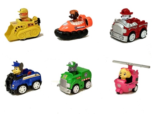 Щенячий патруль Машинки для баз 4х6 см Щенячий патруль Машинки для баз 4х6 см