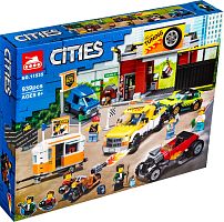 Конструктор CITIES "Тюнинг-мастерская" 11535, 939 деталь