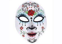 Маска из ткани "Dia De Los Muertos" ДЕНЬ МЕРТВЫХ, без размера