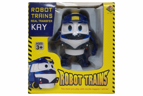 Трансформер Robot Trans KEY Робот-поезд Кей (синий) фото 8