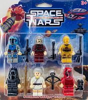 НАБОР Фигурки STAR WARS "Звездные войны" SL89180, 6 шт на блистере 