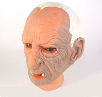 Маска "Кащей" латексная, бежево-коричневая, взрослый размер, 1 штука