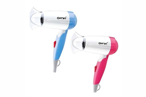 ФЕН Gemei Professional GM-1709, 1000W, складной дорожный фото 5