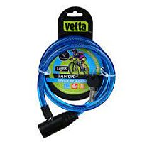 Замок велосипедный противоугонный троссовый 12 х 800 мм