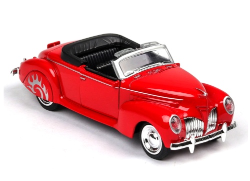 Машина Lincoln Zephyr retro металлическая, 1:38, свет, звук фото 3