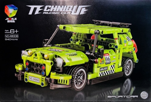 Конструктор JIQILE TECHNIQUE Racing Car "Спортивный суперкар SPORTCAR 6666" 48006, 540 деталей