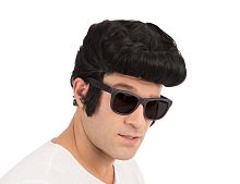 Парик Смазливого Парня BW686B (Элвиса), черный полиэстер, без размера