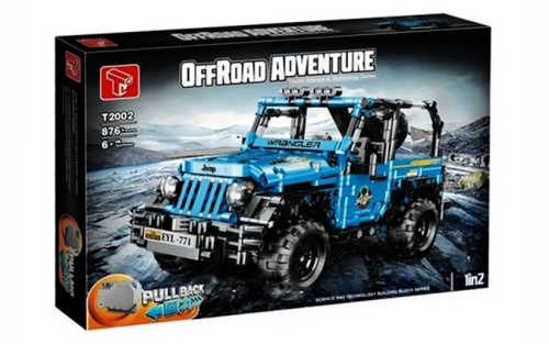 Конструктор TLG Техник OffRoad Adventure «Внедорожник Вранглер Jeep Wrangler», T2002, 876 деталей фото 5