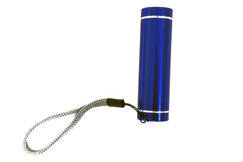 Фонарик ручной компактный светодиодный LED на 3-х батарейках типа ААА, 10 см фото 4