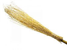 Метла Ведьмы бежевая солома (CH3419), размеры 108*7 см