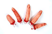 Пальцы отрезанные GJ406, розовый пвх, 5 штук