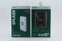 Внешний аккумулятор Power bank PF_B4295 Perfeo Splash 5000 mAh, 2 USB 2.1A