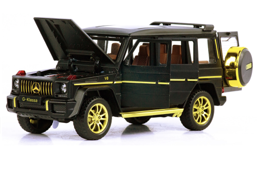 Машина ДЖИП GELANDEWAGEN BRABUS DIE-CAST 1:28, 18x7,5x7,5 см  фото 2