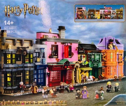Конструктор Harry Potter WIZARDING WORLD "Косой переулок" 99911, 5588 деталей