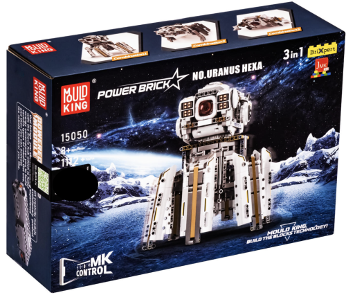 Конструктор Mould King Power Brick "Исследовательский модуль Uranus Nexa на Р/У" 15050, 1112 деталей