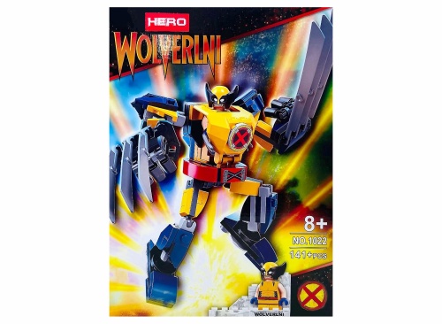 Конструктор SUPER HERO WOLVERINI "Супергерои: Росомаха" 1022, 141 деталь