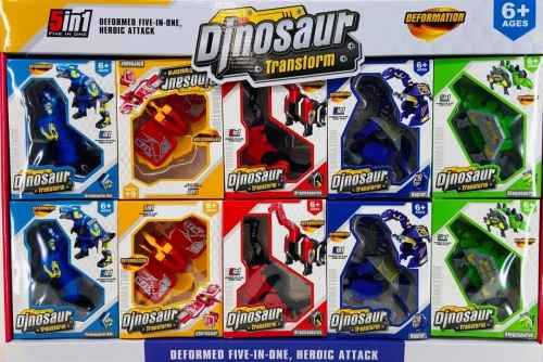 НАБОР 5в1 Динозавр Трансформер Dinosaur Transforer 5in1, ЦЕНА ЗА 1 ШТУКУ фото 2