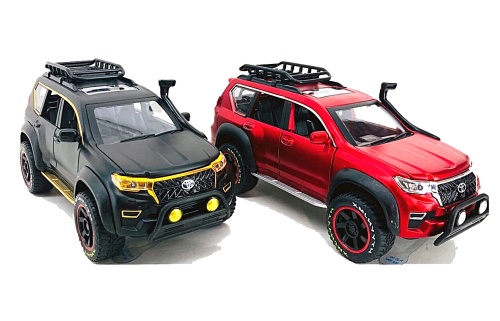Машина ДЖИП TOYOTA Land Cruiser Prado 1:24 металлический 20*9*8 см, 6шт/уп фото 4