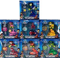 Щенячий патруль МИНИ Герой на МИНИ машинке + нагрудный знак, в коробке